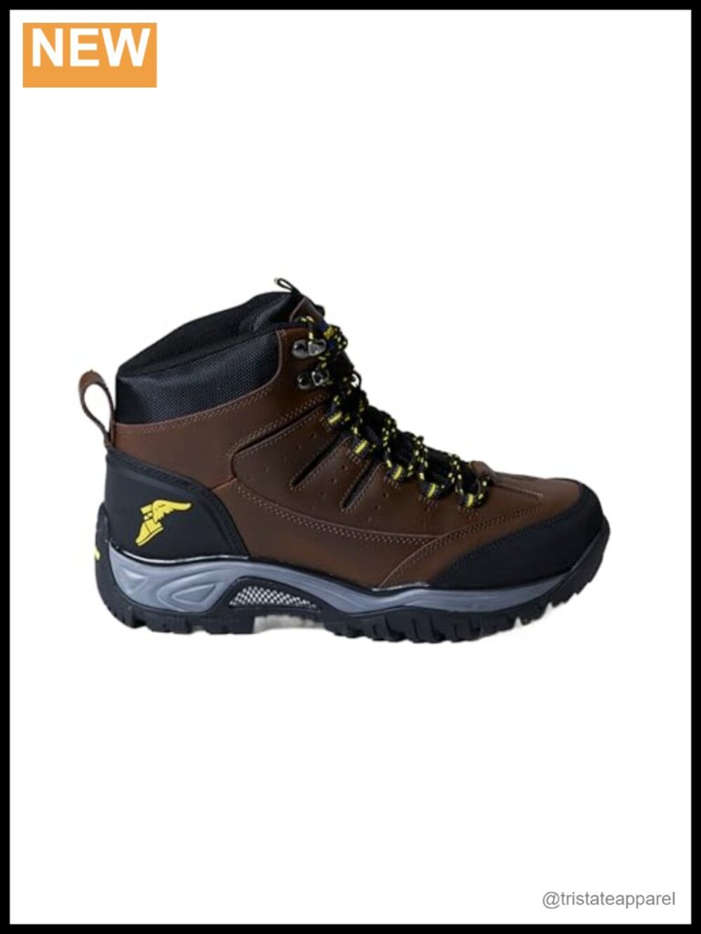 Mens Steel Toe Work Boots Leather Oil Water Slip Resistant ASTM F2413-18